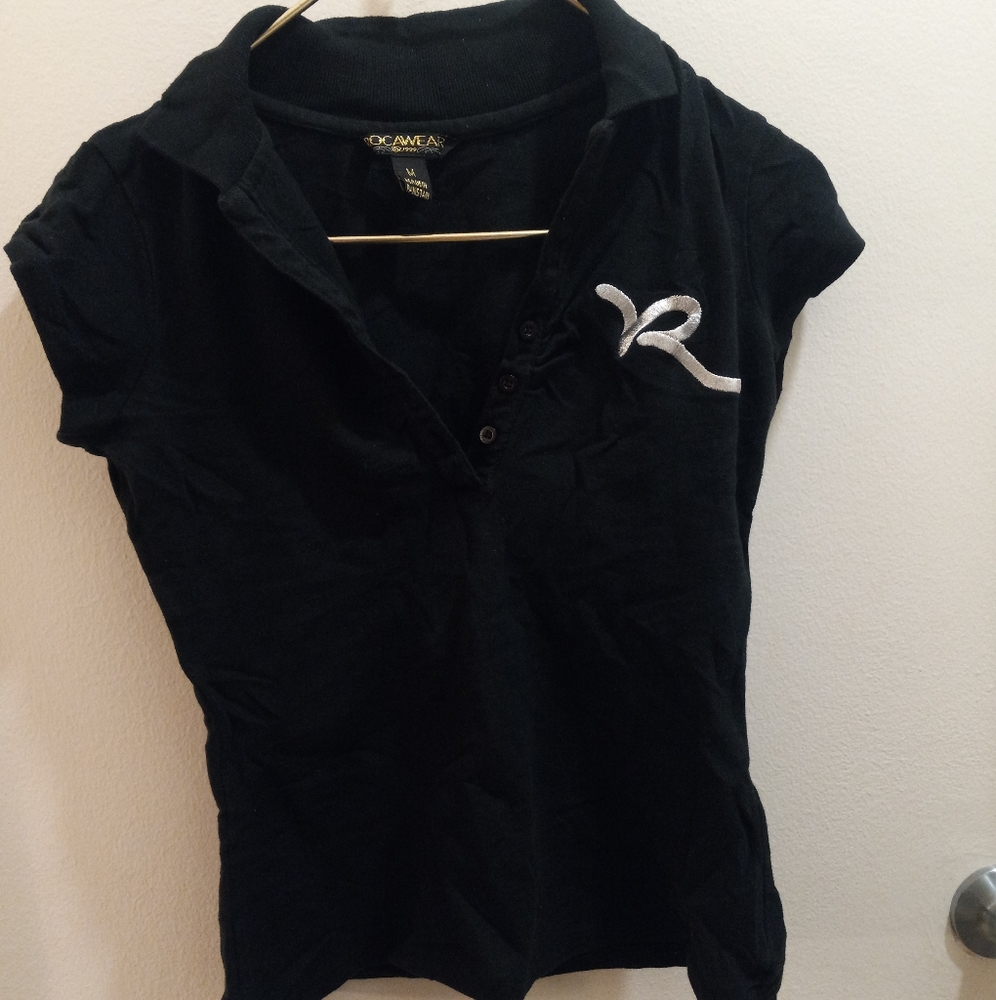 Rocawear black women's shirt - Medium size.